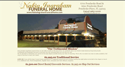 Desktop Screenshot of nakiaingrahamfuneralhome.com